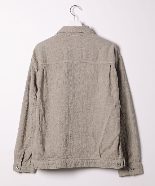 ADAM ET ROPE'（アダムエロペ）の「ワッシャーリネン TYPE IIブルゾン（ブルゾン・メンズ・スミクロ/ライトグレー・M/L）」の9枚目の写真