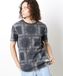 Purple&Yellow | ワッフル　ラウンドTシャツ(Tシャツ/カットソー)