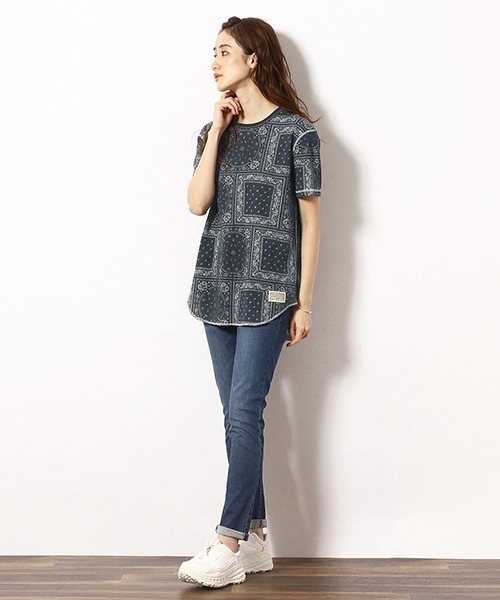 Purple&Yellow（パープルアンドイエロー）の「ワッフル　ラウンドTシャツ（Tシャツ/カットソー・メンズ・ネイビー/ブラック/ホワイト・LARGE/SMALL/MEDIUM）」の8枚目の写真