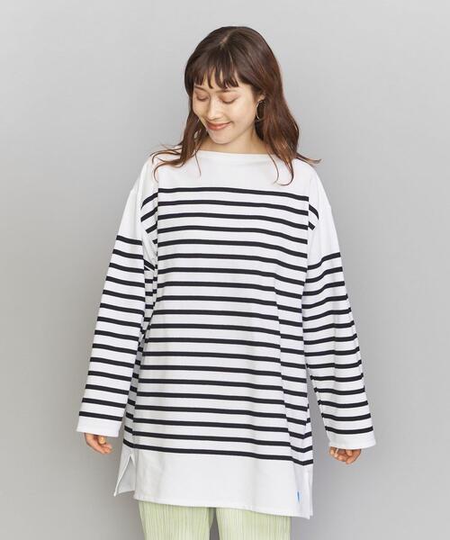 ORCIVAL（オーシバル）の「＜ORCIVAL（オーシバル）＞ラッセルボーダーロングスリーブカットソー（Tシャツ/カットソー・レディース・ブラック/コバルトブルー・8）」の3枚目の写真