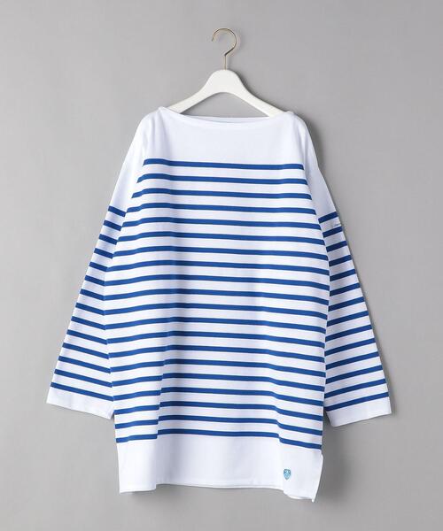 ORCIVAL（オーシバル）の「＜ORCIVAL（オーシバル）＞ラッセルボーダーロングスリーブカットソー（Tシャツ/カットソー・レディース・ブラック/コバルトブルー・8）」の19枚目の写真