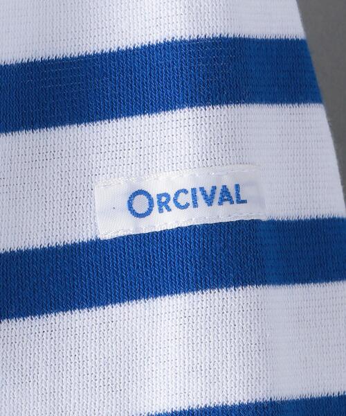 ORCIVAL（オーシバル）の「＜ORCIVAL（オーシバル）＞ラッセルボーダーロングスリーブカットソー（Tシャツ/カットソー・レディース・ブラック/コバルトブルー・8）」の6枚目の写真