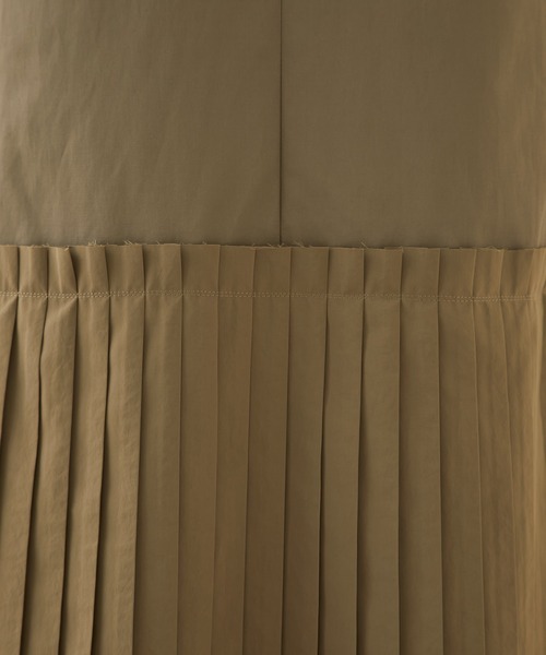 city（シティ）の「【CITY】パネルクロスボトムプリーツワンピース（ワンピース・レディース・ホワイト/ブラック/カーキ・1/2）」の15枚目の写真