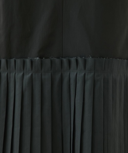 city（シティ）の「【CITY】パネルクロスボトムプリーツワンピース（ワンピース・レディース・ホワイト/ブラック/カーキ・1/2）」の9枚目の写真