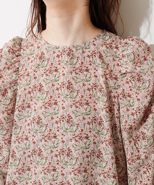 natural couture(ナチュラルクチュール)の「【WEB限定カラー有り】春めきパワショルブラウス(シャツ/ブラウス・レディース・その他2/オフホワイト/ミント/その他1/ブラック・FREE)」の17枚目の写真