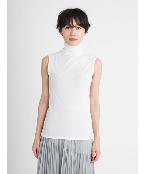 FRAY I.D（フレイアイディー）の「ボトルネックカットソー（Tシャツ/カットソー・レディース・ホワイト/チャコールグレー/ブラック/ピンク・FREE）」の15枚目の写真