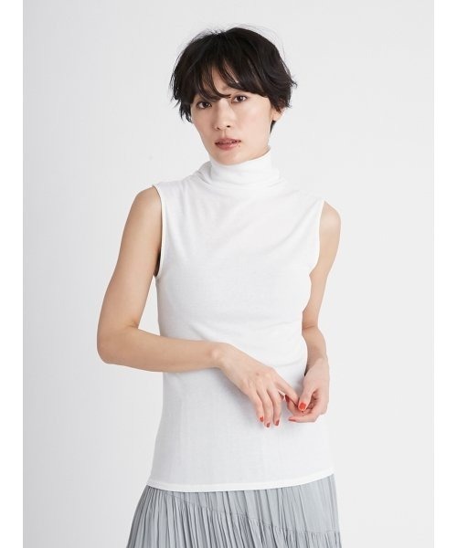 FRAY I.D（フレイアイディー）の「ボトルネックカットソー（Tシャツ/カットソー・レディース・ホワイト/チャコールグレー/ブラック/ピンク・FREE）」の11枚目の写真