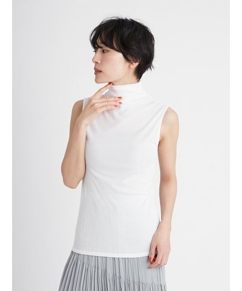 FRAY I.D（フレイアイディー）の「ボトルネックカットソー（Tシャツ/カットソー・レディース・ホワイト/チャコールグレー/ブラック/ピンク・FREE）」の12枚目の写真