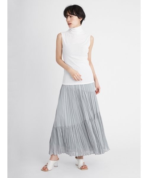 FRAY I.D（フレイアイディー）の「ボトルネックカットソー（Tシャツ/カットソー・レディース・ホワイト/チャコールグレー/ブラック/ピンク・FREE）」の13枚目の写真