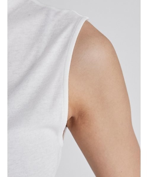 FRAY I.D（フレイアイディー）の「ボトルネックカットソー（Tシャツ/カットソー・レディース・ホワイト/チャコールグレー/ブラック/ピンク・FREE）」の19枚目の写真