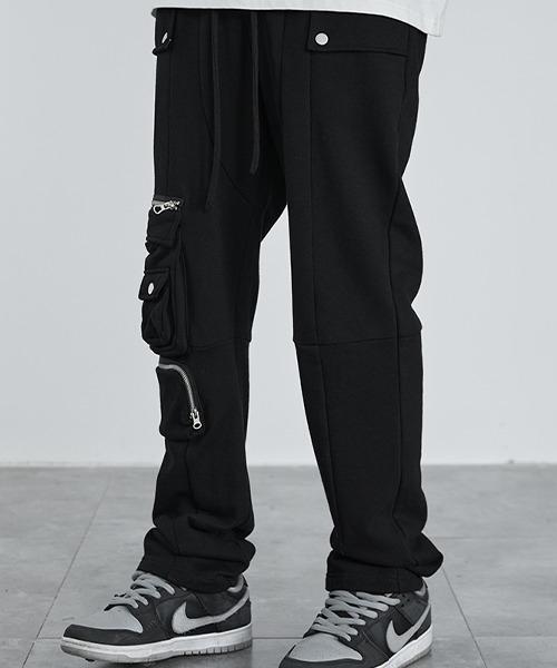 HARSH AND CRUEL(ハーシュアンドクルーエル)の「【Harsh and Cruel】Work Design Pocket Pants HM211071054(その他パンツ・メンズ・ブラック・S/M/L/XL)」の5枚目の写真