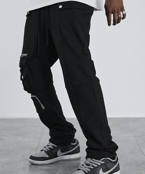 HARSH AND CRUEL(ハーシュアンドクルーエル)の「【Harsh and Cruel】Work Design Pocket Pants HM211071054(その他パンツ・メンズ・ブラック・S/M/L/XL)」の6枚目の写真