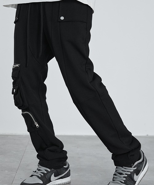HARSH AND CRUEL(ハーシュアンドクルーエル)の「【Harsh and Cruel】Work Design Pocket Pants HM211071054(その他パンツ・メンズ・ブラック・S/M/L/XL)」の7枚目の写真