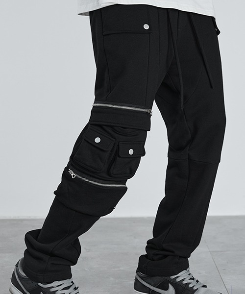 HARSH AND CRUEL(ハーシュアンドクルーエル)の「【Harsh and Cruel】Work Design Pocket Pants HM211071054(その他パンツ・メンズ・ブラック・S/M/L/XL)」の8枚目の写真