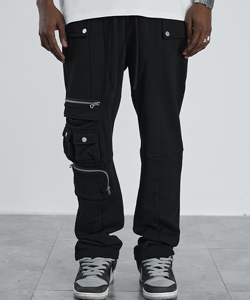 HARSH AND CRUEL(ハーシュアンドクルーエル)の「【Harsh and Cruel】Work Design Pocket Pants HM211071054(その他パンツ・メンズ・ブラック・S/M/L/XL)」の2枚目の写真