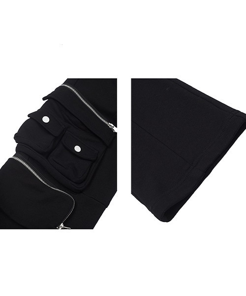 HARSH AND CRUEL(ハーシュアンドクルーエル)の「【Harsh and Cruel】Work Design Pocket Pants HM211071054(その他パンツ・メンズ・ブラック・S/M/L/XL)」の14枚目の写真