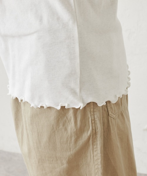 PUAL CE CIN（ピュアルセシン）の「襟レースノースリーブ（Tシャツ/カットソー・レディース・ブラック/ホワイト・FREE）」の18枚目の写真