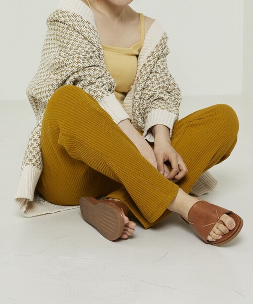 FREAK'S STORE（フリークスストア）の「スラブリブパンツ（その他パンツ・レディース・ブラック/ピンク/ベージュ/イエロー・ﾌﾘ-）」の22枚目の写真