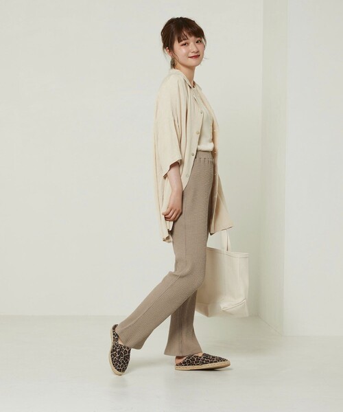 FREAK'S STORE（フリークスストア）の「スラブリブパンツ（その他パンツ・レディース・ブラック/ピンク/ベージュ/イエロー・ﾌﾘ-）」の19枚目の写真