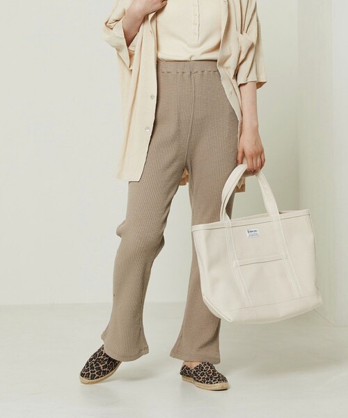 FREAK'S STORE（フリークスストア）の「スラブリブパンツ（その他パンツ・レディース・ブラック/ピンク/ベージュ/イエロー・ﾌﾘ-）」の7枚目の写真