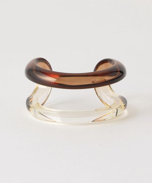 BEAUTY&YOUTH UNITED ARROWS（ビューティーアンドユースユナイテッドアローズ）の「BY クリアグラデーション ビッグバングル（バングル/リストバンド・レディース・ダークブラウン/ケリー・FREE）」の6枚目の写真