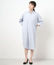 コットンシャツワンピース