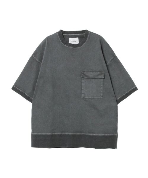 COTORICA（コトリカ）の「ピグメント裏毛ルーズT（Tシャツ/カットソー・メンズ・チャコールグレー/ライトグレー/カーキ・MEDIUM/LARGE）」の5枚目の写真