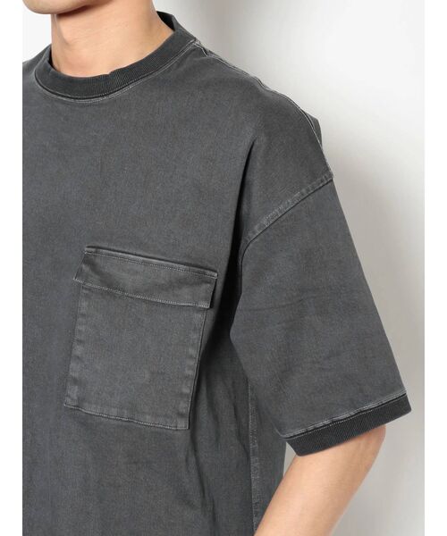 COTORICA（コトリカ）の「ピグメント裏毛ルーズT（Tシャツ/カットソー・メンズ・チャコールグレー/ライトグレー/カーキ・MEDIUM/LARGE）」の21枚目の写真