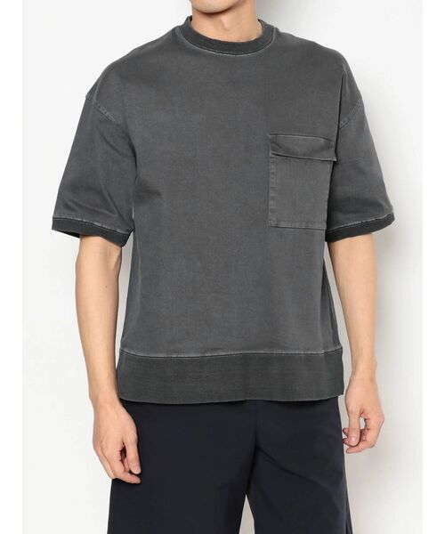 COTORICA（コトリカ）の「ピグメント裏毛ルーズT（Tシャツ/カットソー・メンズ・チャコールグレー/ライトグレー/カーキ・MEDIUM/LARGE）」の14枚目の写真