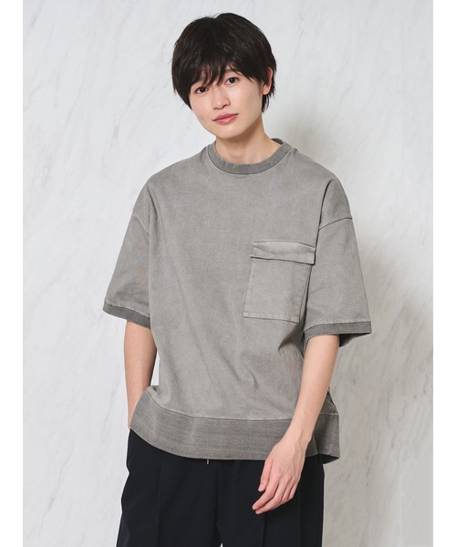 COTORICA（コトリカ）の「ピグメント裏毛ルーズT（Tシャツ/カットソー・メンズ・チャコールグレー/ライトグレー/カーキ・MEDIUM/LARGE）」の10枚目の写真
