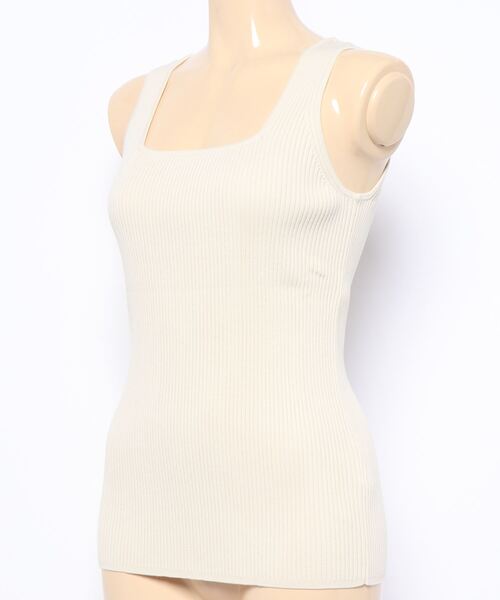 IENA(イエナ)の「RIB ニットキャミ◆(ニット/セーター・レディース・アイボリー/ネイビー/ピンク系その他・FREE)」の7枚目の写真