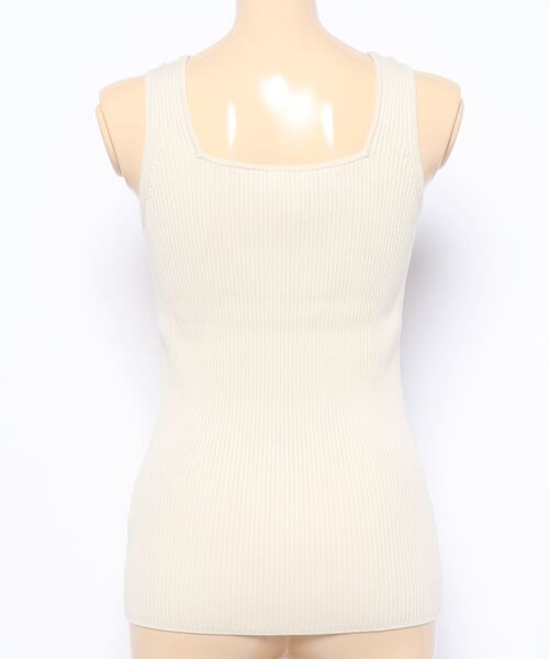 IENA(イエナ)の「RIB ニットキャミ◆(ニット/セーター・レディース・アイボリー/ネイビー/ピンク系その他・FREE)」の8枚目の写真