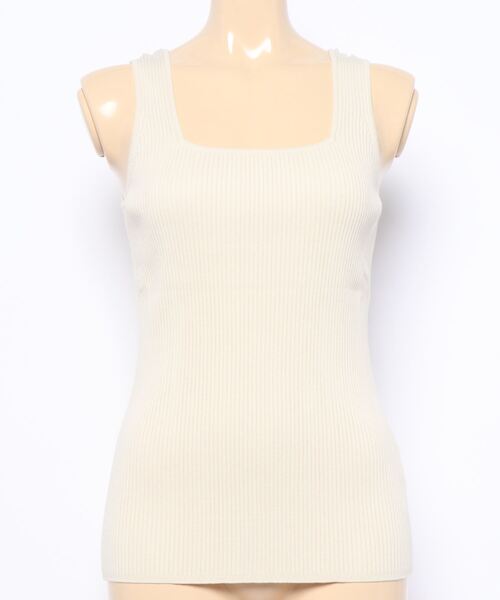 IENA(イエナ)の「RIB ニットキャミ◆(ニット/セーター・レディース・アイボリー/ネイビー/ピンク系その他・FREE)」の9枚目の写真