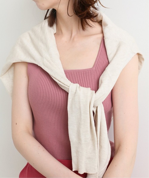 IENA(イエナ)の「RIB ニットキャミ◆(ニット/セーター・レディース・アイボリー/ネイビー/ピンク系その他・FREE)」の21枚目の写真