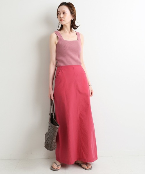 IENA(イエナ)の「RIB ニットキャミ◆(ニット/セーター・レディース・アイボリー/ネイビー/ピンク系その他・FREE)」の6枚目の写真