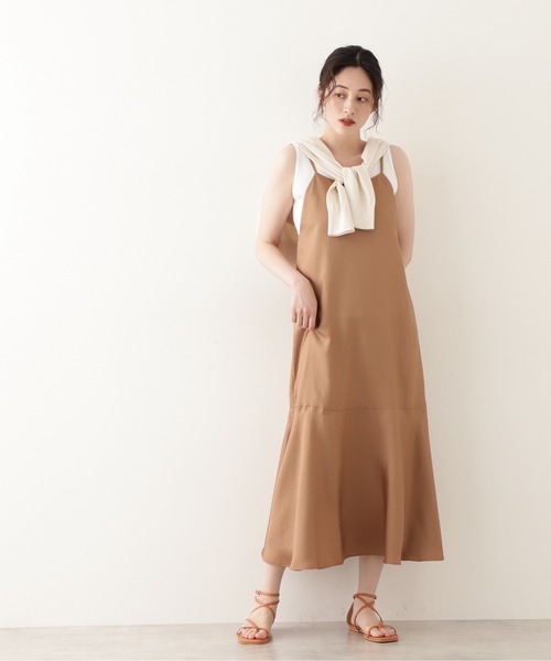 NATURAL BEAUTY BASIC（ナチュラルビューティーベーシック）の「[UVカット]レーヨンナイロンンライト１６Ｇカーディガン/0171275600（カーディガン/ボレロ・レディース・ブラック/ブラウン/オフホワイト/ライトグリーン・MEDIUM）」の13枚目の写真