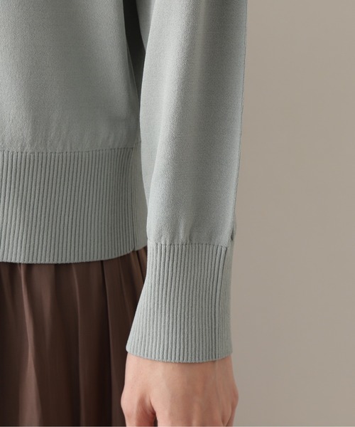 NATURAL BEAUTY BASIC（ナチュラルビューティーベーシック）の「[UVカット]レーヨンナイロンンライト１６Ｇカーディガン/0171275600（カーディガン/ボレロ・レディース・ブラック/ブラウン/オフホワイト/ライトグリーン・MEDIUM）」の9枚目の写真