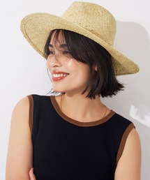 coca（coca） | つば広中折れラフィアハット(ハット)