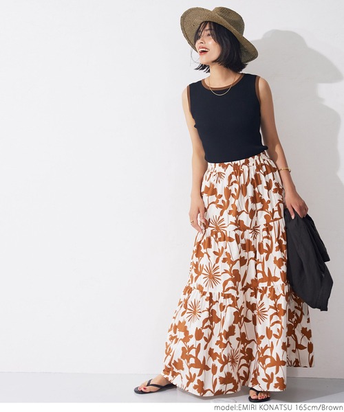 coca（coca）（コカ）の「つば広中折れラフィアハット（ハット・レディース・ベージュ/ブラウン・ONE SIZE）」の14枚目の写真