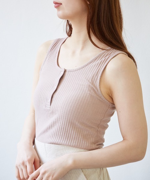セール】ヘンリーネックタンクトップ（タンクトップ）｜TRIANGLE