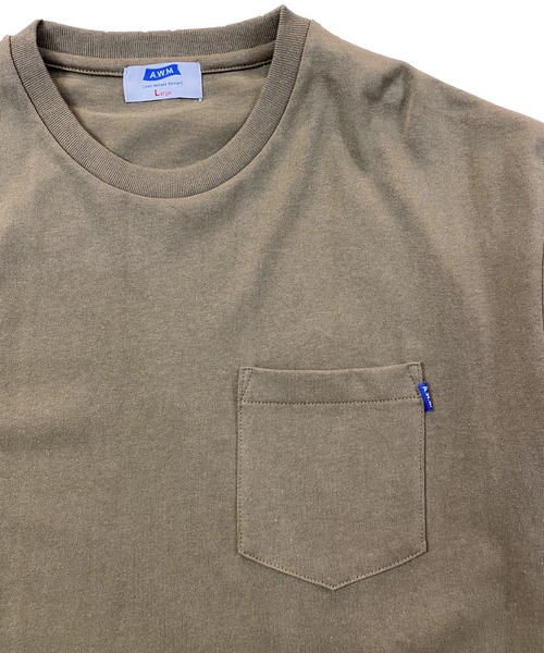 PARKS TOKYO SELECT(パークストウキョウセレクト)の「<AWM>STANDARD POCKET 半袖Tシャツ(Tシャツ/カットソー・メンズ・ブラウン/ブラック/ネイビー系/ベージュ/ホワイト/オフホワイト・LARGE/MEDIUM)」の11枚目の写真