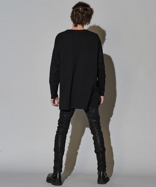 NO ID.(ノーアイディ)の「mlt3464-グリッチディアボーンBIGロンT(Tシャツ/カットソー・メンズ・ダークグレー/ブラック/ホワイト・ONE SIZE)」の21枚目の写真