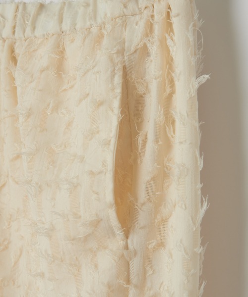 CIAOPANIC（チャオパニック）の「ハイウエストフェザーイージーパンツ（その他パンツ・レディース・ブラック/オフホワイト・FREE）」の10枚目の写真