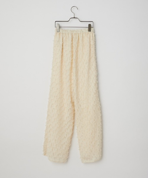 CIAOPANIC（チャオパニック）の「ハイウエストフェザーイージーパンツ（その他パンツ・レディース・ブラック/オフホワイト・FREE）」の18枚目の写真