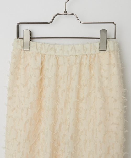 CIAOPANIC（チャオパニック）の「ハイウエストフェザーイージーパンツ（その他パンツ・レディース・ブラック/オフホワイト・FREE）」の7枚目の写真