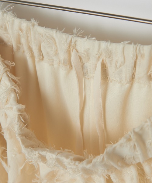 CIAOPANIC（チャオパニック）の「ハイウエストフェザーイージーパンツ（その他パンツ・レディース・ブラック/オフホワイト・FREE）」の15枚目の写真