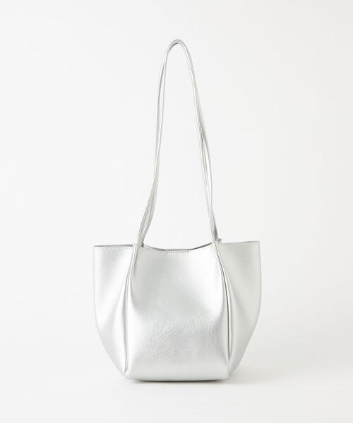 green label relaxing（グリーンレーベルリラクシング）の「LT WT ロング ショルダー バッグ（ショルダーバッグ・レディース・ベージュ/オフホワイト/シルバー/その他1/ライラック・FREE）」の4枚目の写真