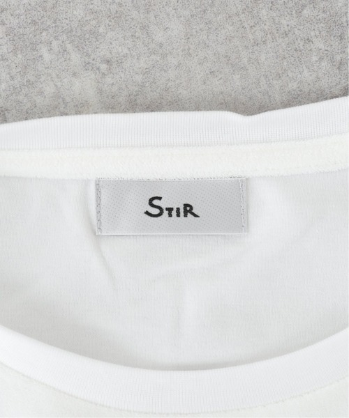 STIR（スティア）の「【STIR / スティア】プレミアムパイルドレスTシャツ（Tシャツ/カットソー・メンズ・ホワイト・2/4/3）」の8枚目の写真