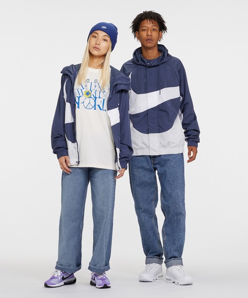 ナイキスポーツウェアスウッシュウーブンラインドジャケット/ビッグスウッシュユニセックス/NIKE