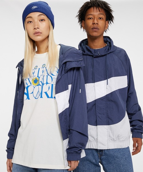 ナイキスポーツウェアスウッシュウーブンラインドジャケット/ビッグスウッシュユニセックス/NIKE